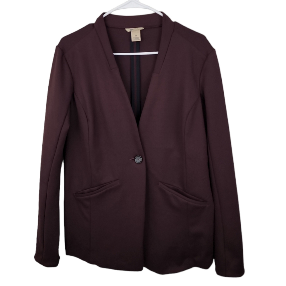 Duluth Trading Co. Maroon Blazer